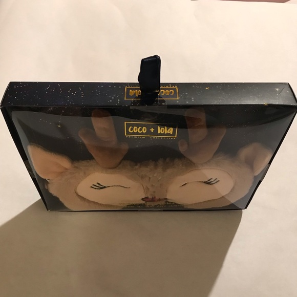 Coco & Lola Delightful Deer Sleeping Eye Mask Beige/Brown - Picture 5 of 8